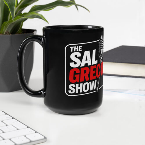 The Sal Greco Show Black Glossy Mug