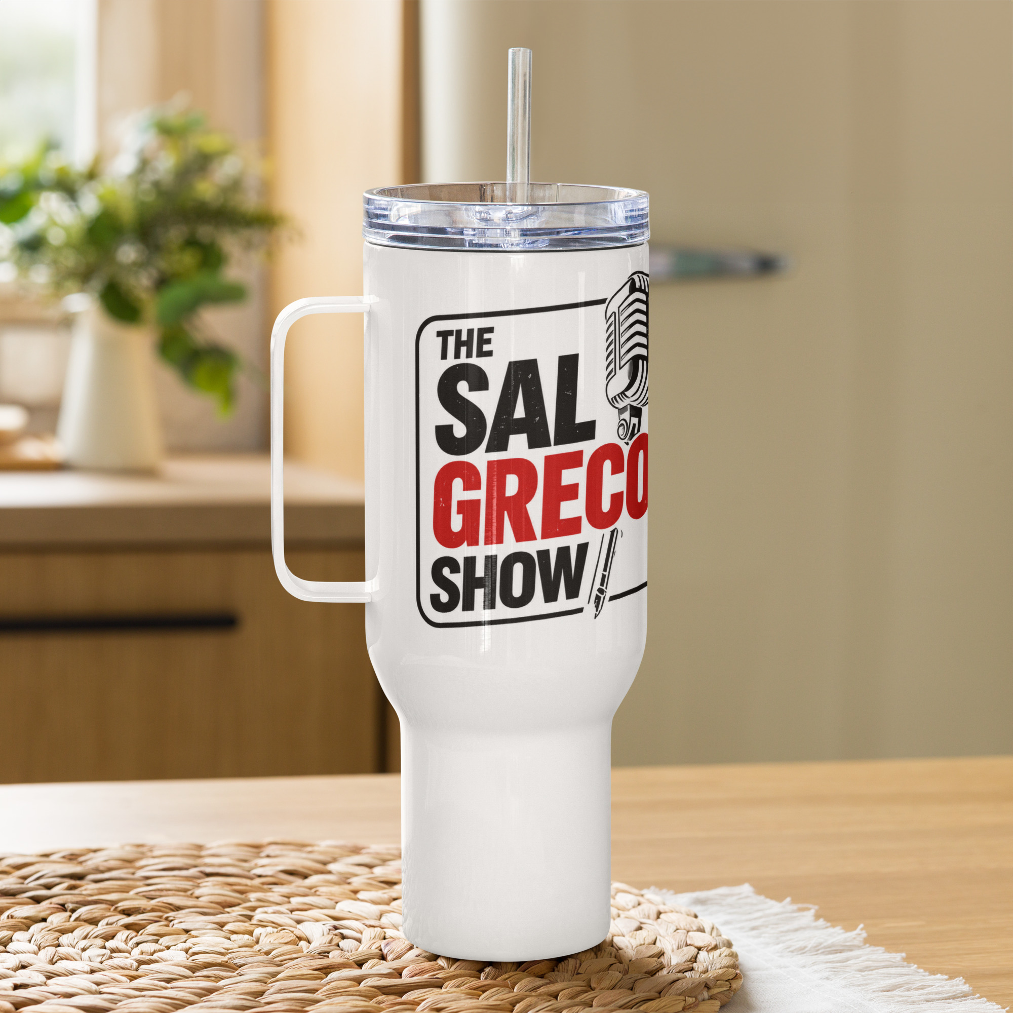The Sal Greco Show Travel mug with a handle - Image 4
