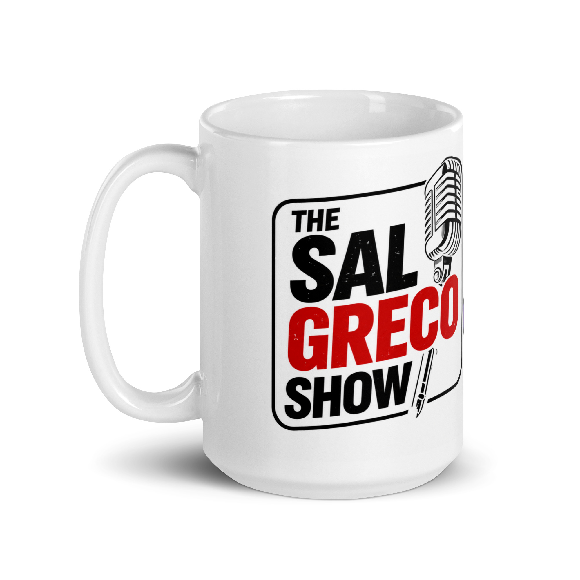 The Sal Greco Show White glossy mug - Image 6
