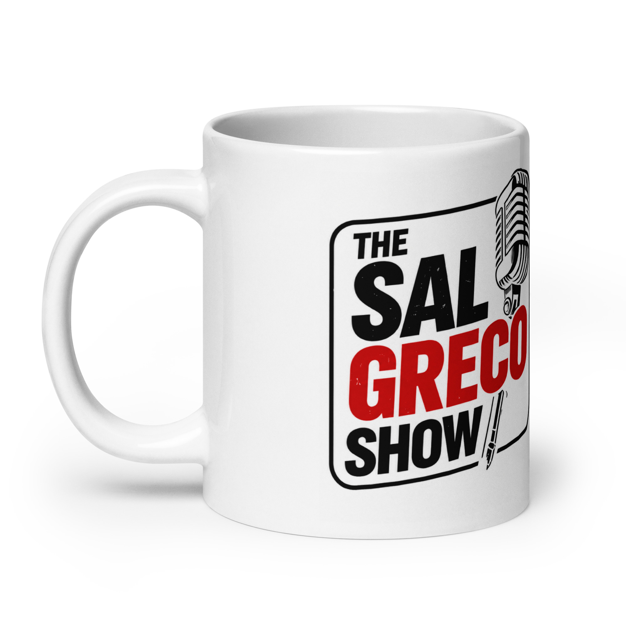 The Sal Greco Show White glossy mug - Image 8