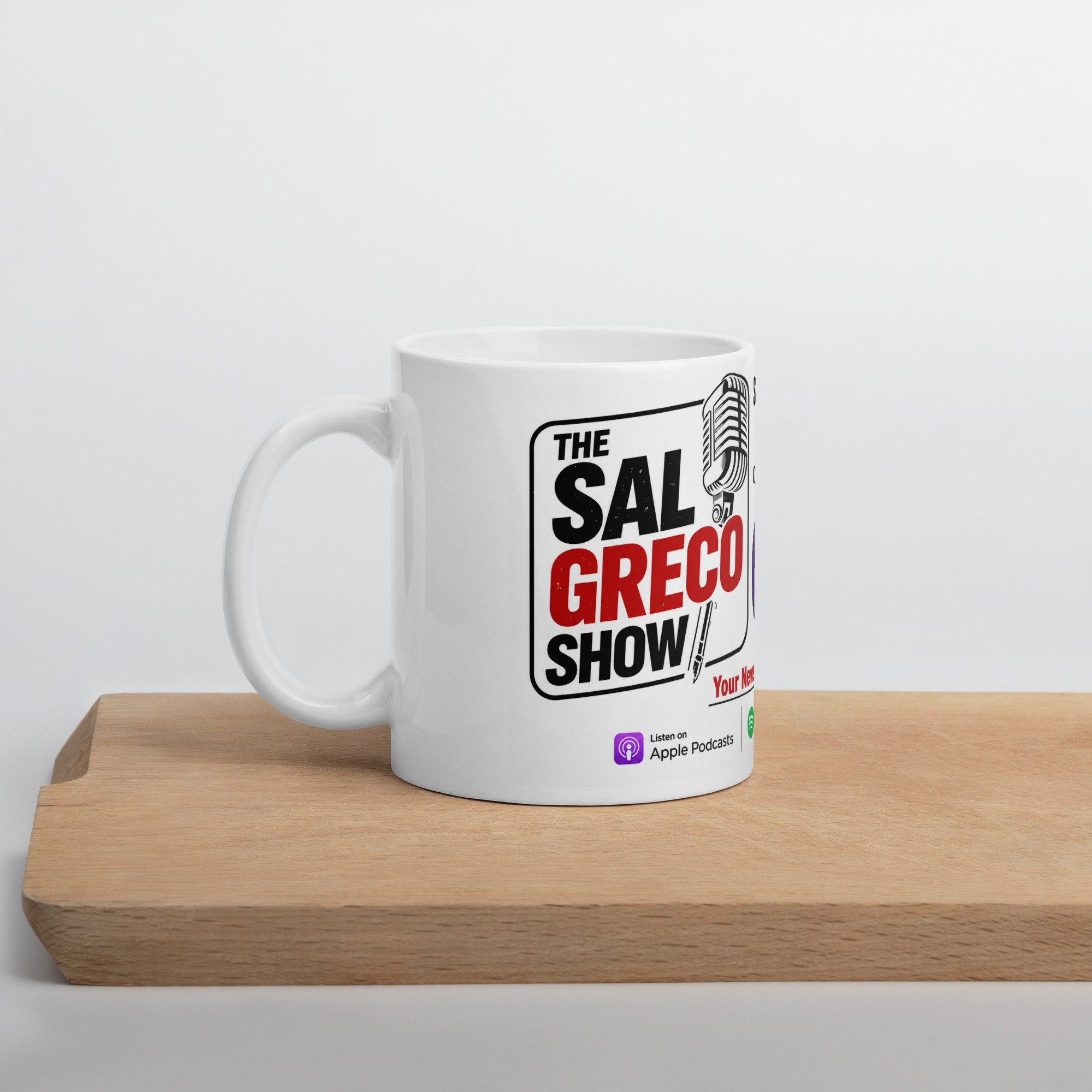 The Sal Greco Show White glossy mug - Image 8