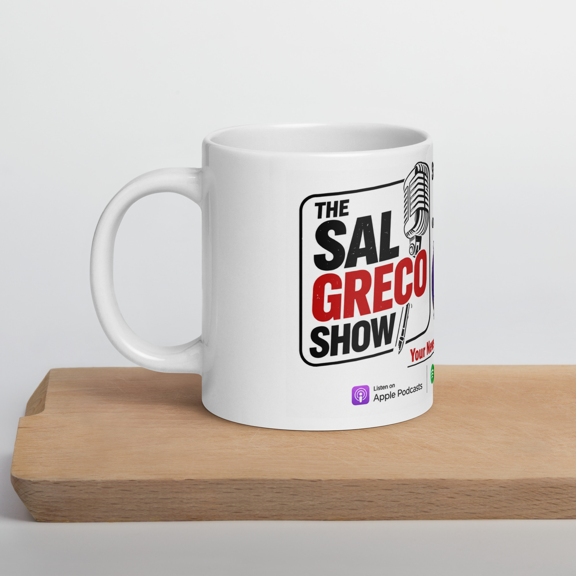 The Sal Greco Show White glossy mug - Image 7