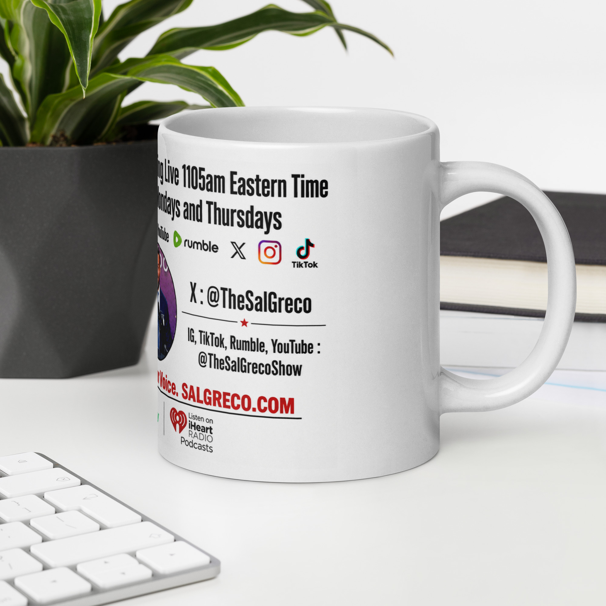 The Sal Greco Show White glossy mug - Image 16